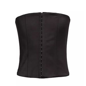 DANIELLE GUIZIO Black Corset Top BRAND NEW | *sold out everywhere*